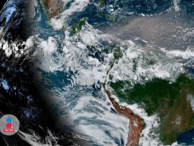 La nube de polvo del Sáhara llega a México 