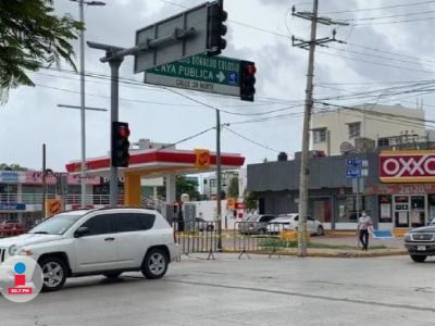 Se mantiene el cierre de vialidades en Playa del Carmen