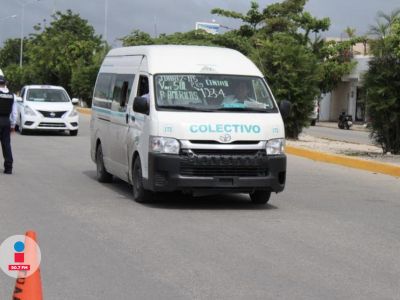 Sancionan a transportistas en Cancún