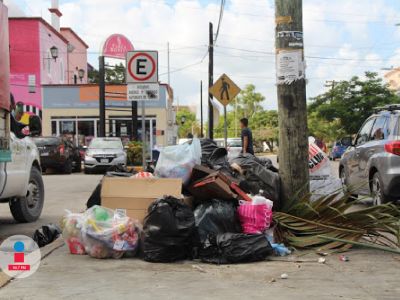 Continúan los problemas de basura en Benito Juárez